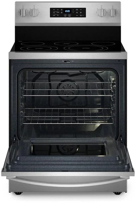 Whirlpool® 30" Fingerprint Resistant Stainless Steel Freestanding Electric Range-1