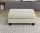 Homelegance® Zeke Ivory Ottoman-1