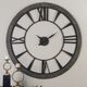Uttermost® Ronan Rustic Bronze Large Wall Clock-1