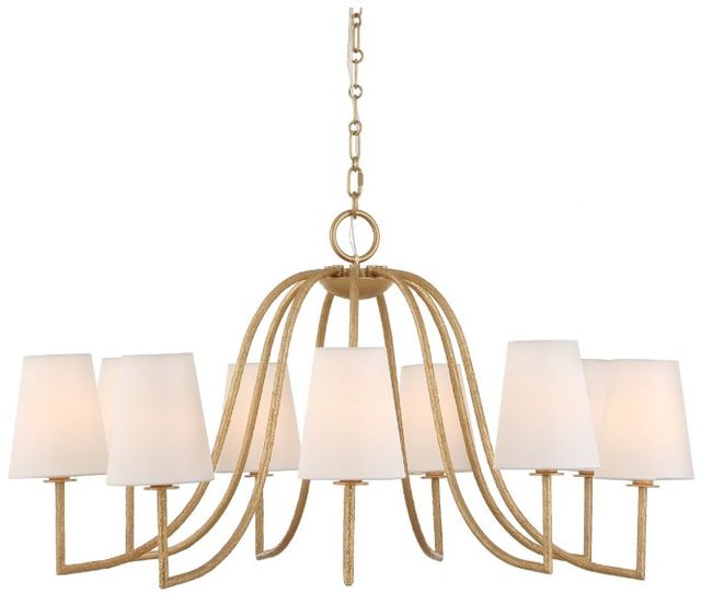 Uttermost® Seville Golden 9 Light Chandelier-3