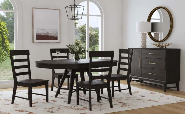 Intercon Bayside Black Ladder Chair-3
