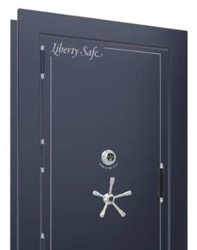 Liberty Safe Blue Gloss Out-Swing Left Hinge Mechanical Vault Door-1