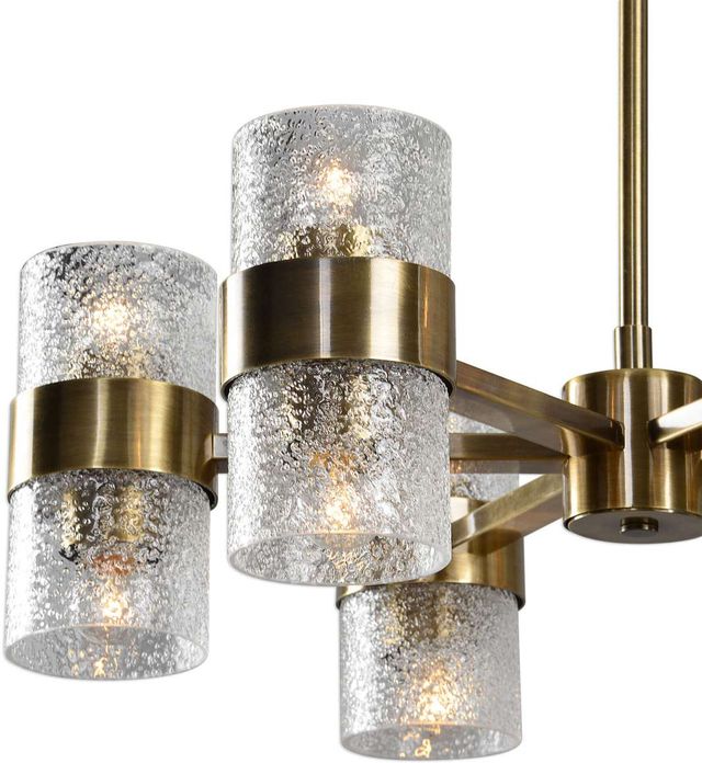 Uttermost by Kalizma Home Marinot 12 Light Antique Brass Chandelier-3