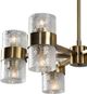 Uttermost by Kalizma Home Marinot 12 Light Antique Brass Chandelier-3