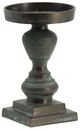 A & B Home Timeworn Patina Metal Pillar Holder-0