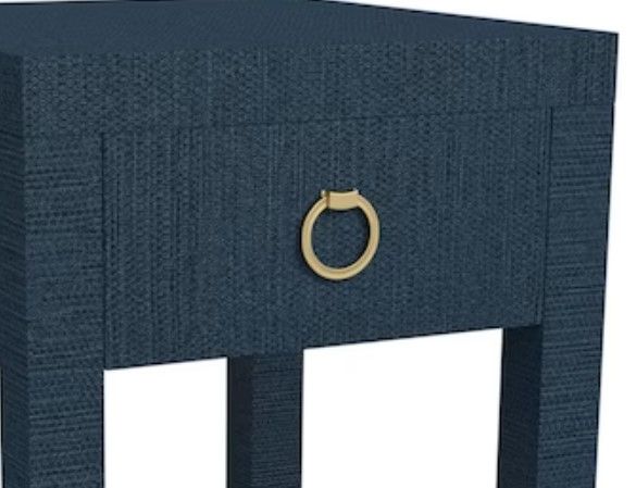 Bassett® Furniture Ventura Pacific Blue Chairside Table-1