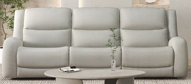 Furniture of America® Giraldus Beige Manual Reclining Sofa-0