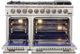 FORNO® Capriasca 48" Stainless Steel Pro Style Dual Fuel Range-2