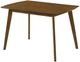 Armen Living Amaris 5-Piece Sand/Walnut Dining Set-2
