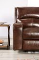 Furniture of America® Soterios Medium Brown Power Reclining Sofa-4
