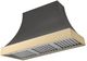 AGA Cascade 48" Slate Wall Mounted Range Hood with Polished Brass Trim-0