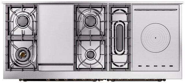Ilve® Nostalgie II Series 60" Custom RAL Color Pro Style Dual Fuel Range-2