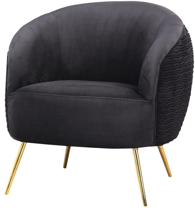 Moe's Home Collection Sparro Black Lounge Chair-2