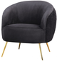 Moe's Home Collection Sparro Black Lounge Chair-2