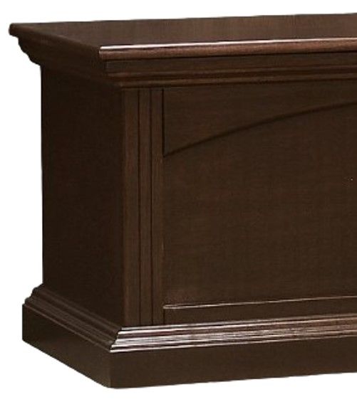 Wolfcraft Furniture McKinley Brown Cedar Chest-1
