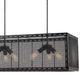 Cal® Lighting & Accessories Evanston Black Iron Chandelier-1
