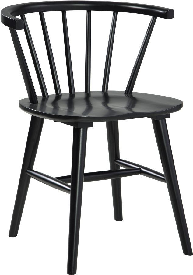 Signature Design by Ashley® Otaska 5-Piece Black Dining Table Set-2