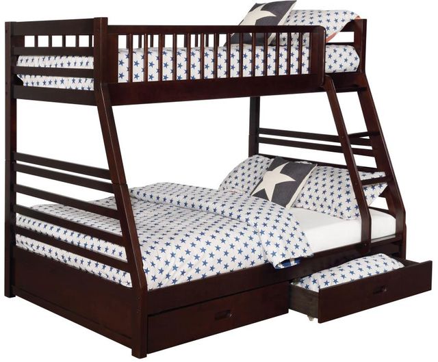 Coaster® Ashton Cappuccino Twin/Full Youth Bunk Bed-2