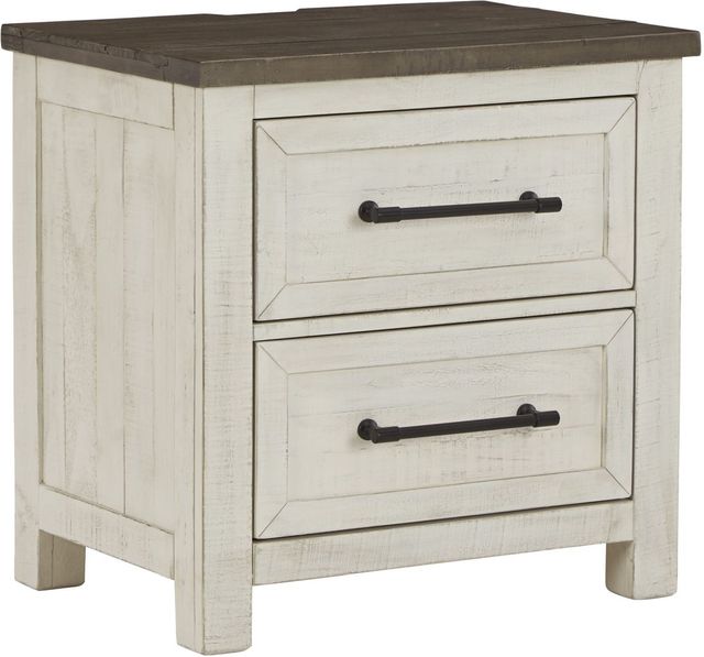 Benchcraft® Brewgan Two-Tone Nightstand-0