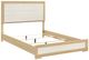 Homelegance® Sterling Natural/White California King Panel Bed-2