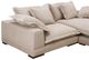 Moe's Home Collection Daydream 2-Piece Beige L-Shaped Sectional Sofa and Chaise-4