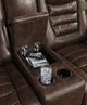 Signature Design by Ashley® Game Zone Bark Power Reclining Loveseat with Console-3