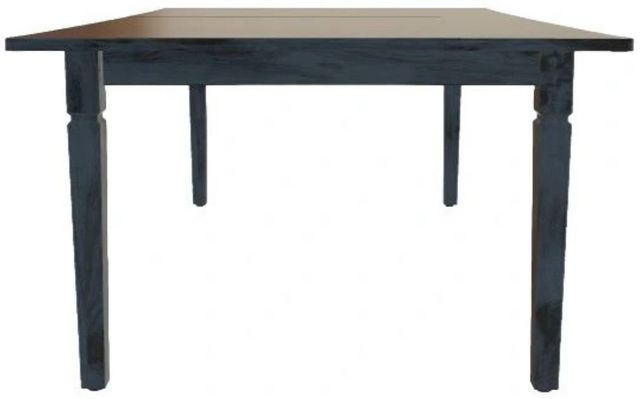 Mavin Customizable 48" x 72" Concave Extendable Dining Table with 12" Leaf-2