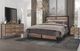 New Classic® Home Furnishings Elk River 4-Piece Rustic California King Panel Bedroom Set-1