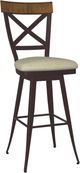 Amisco Customizable Kyle Upholstered Swivel Bar Stool-0