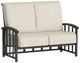 Homecrest™ Outdoor Living Customizable Liberty Cushion Aluminum/Fabric Outdoor Loveseat-0