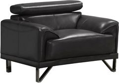Brassex Inc. Layla Dark Grey Arm Chair