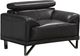 Brassex Inc. Layla Dark Grey Arm Chair-0