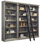 Martin Furniture Avondale 3-Piece Rustic Gray Bookcase-0