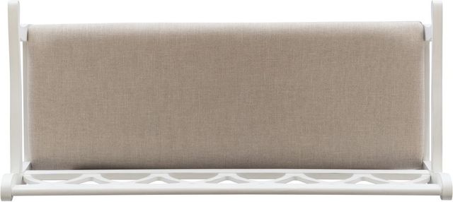 Powell® Elliana White Storage Bench-6