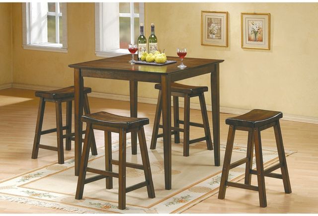 Mazin Furniture Saddleback Brown 24" Counter Stool-1