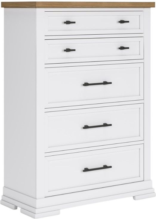 Signature Design by Ashley® Ashbryn Natural/White Chest of Drawers-0