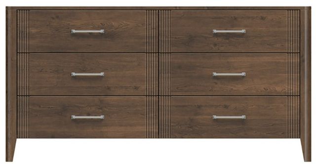 Country View Woodworking Westroom Bedroom Brown Maple 66" Dresser-0
