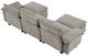 Homelegance® Dublin 5-Piece Dark Pewter Modular Sectional with Ottoman-4