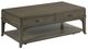 England Furniture Nicolette Charcoal Rectangular Cocktail Table-0