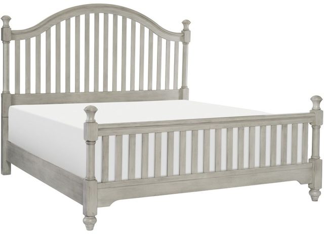 Homelegance® Mossbrook Light Gray Queen Panel Bed-0