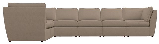 La-Z-Boy® Montrose 7-Piece Stone L-Shape Sectional-1