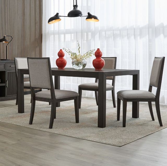 Liberty Furniture Modern Edge 5-Piece Caffe/Gray Dining Set-3