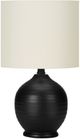 Monarch Specialties Inc. 17"H Black Ceramic Table Lamp-0