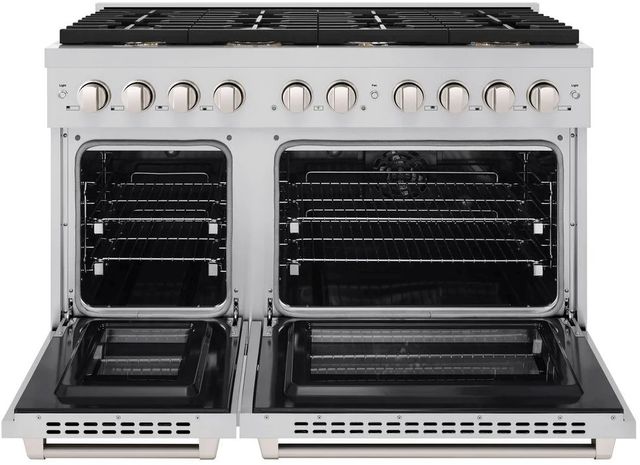 ZLINE Paramount 48" Stainless Steel Pro Style Dual Fuel Range-1