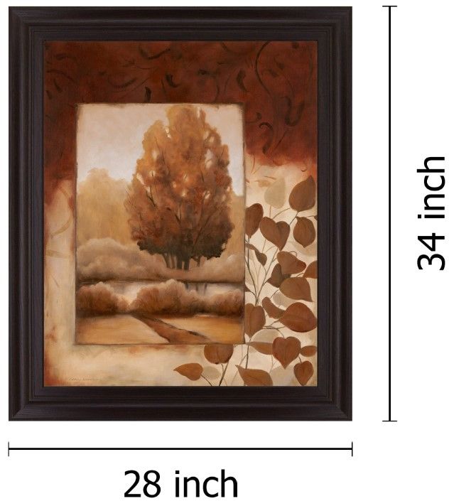 Classy Living Copper Woodland View Wall Art-1