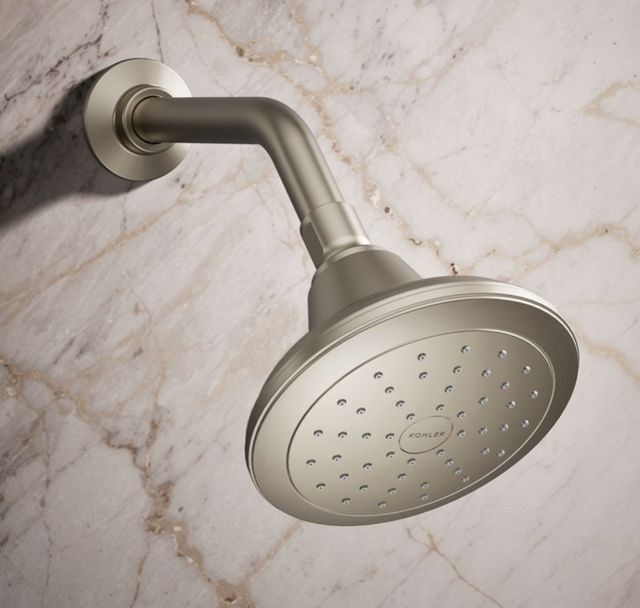 KOHLER® Pinstripe® Vibrant Brushed Nickel 2.5 GPM Single-Function Showerhead-1