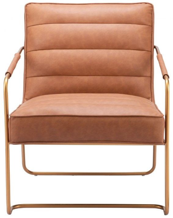 Zuo® Modern Dallas Vintage Brown Accent Stationary Chair-2