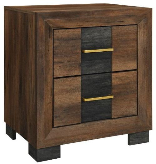 Global Furniture USA Optimus Black/Brown Nighstand-0