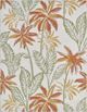 KAS Rugs Dahlia Ivory/Rust Paradise 5'x7' Area Rug-2
