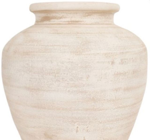Signature Design by Ashley® Meadie Distressed White Vase-1